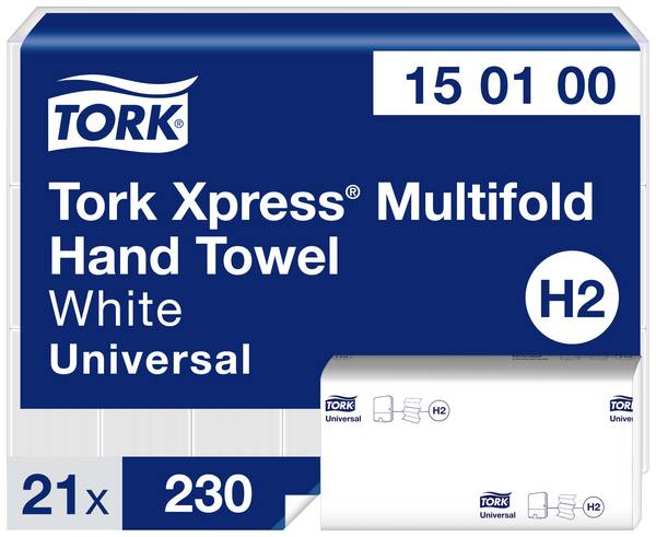 TORK 150100  Pappershanddukar  Vit  21 st