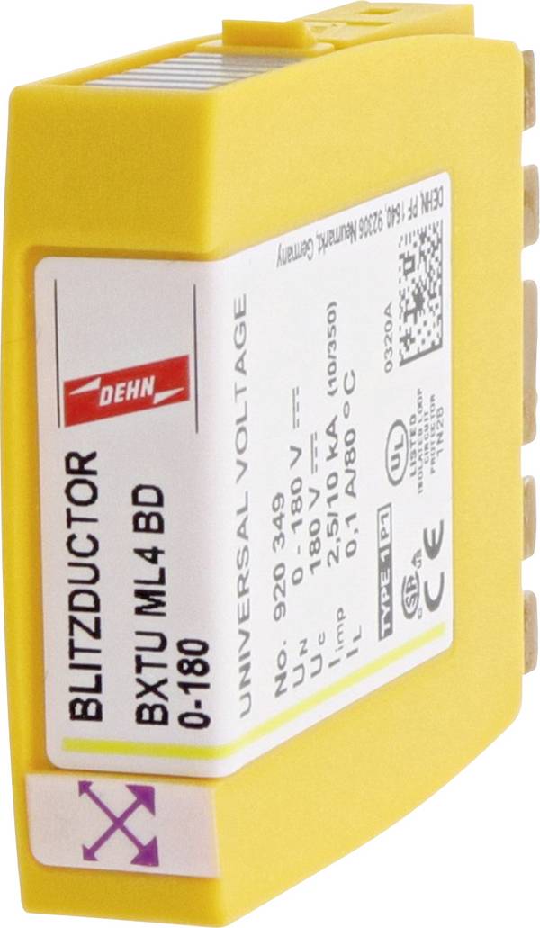 DEHN 920349 BXTU ML4 BD 0-180 Kombiavledare   20 kA  1 st