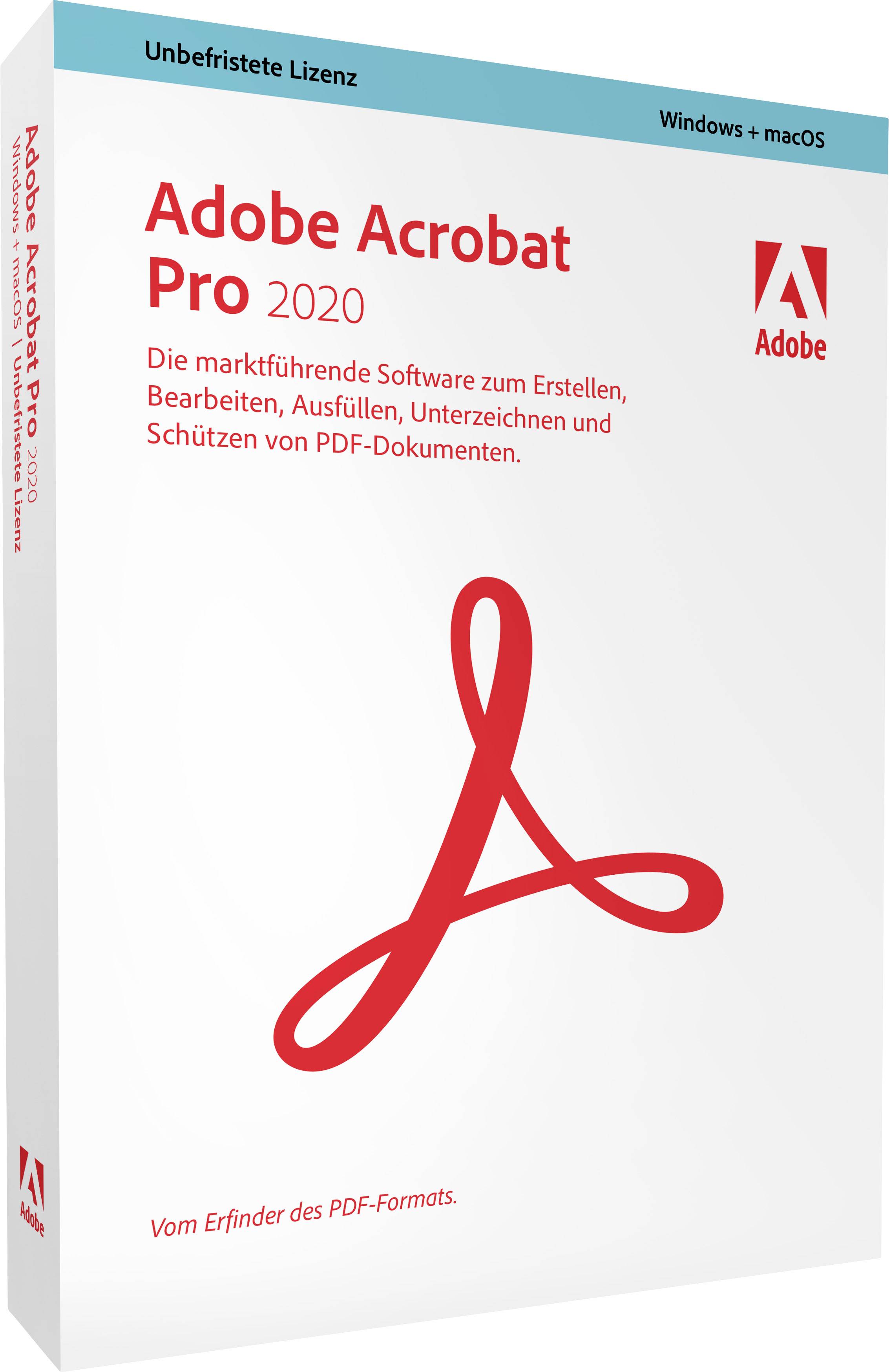 Adobe Acrobat Pro 2020 Fullständig Version 1 Licens Windows, Mac PDF ...