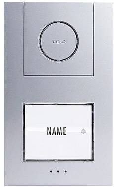 m-e modern-electronics Vistus AD ALU 4010 S Komplett-set Porttelefon Sladd 1 Familjshus Silver