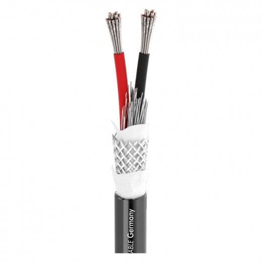 Sommer Cable 425-0241AQ Högtalarkabel 2 x 2.5 mm² + 2 x 2.5 mm² Svart Metervara