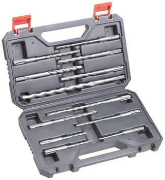 kwb  240280 40CR-stål Borrhammar-set 12 delar 5 mm, 6 mm, 8 mm, 10 mm, 12 mm, 14 mm  SDS-Plus 1 st
