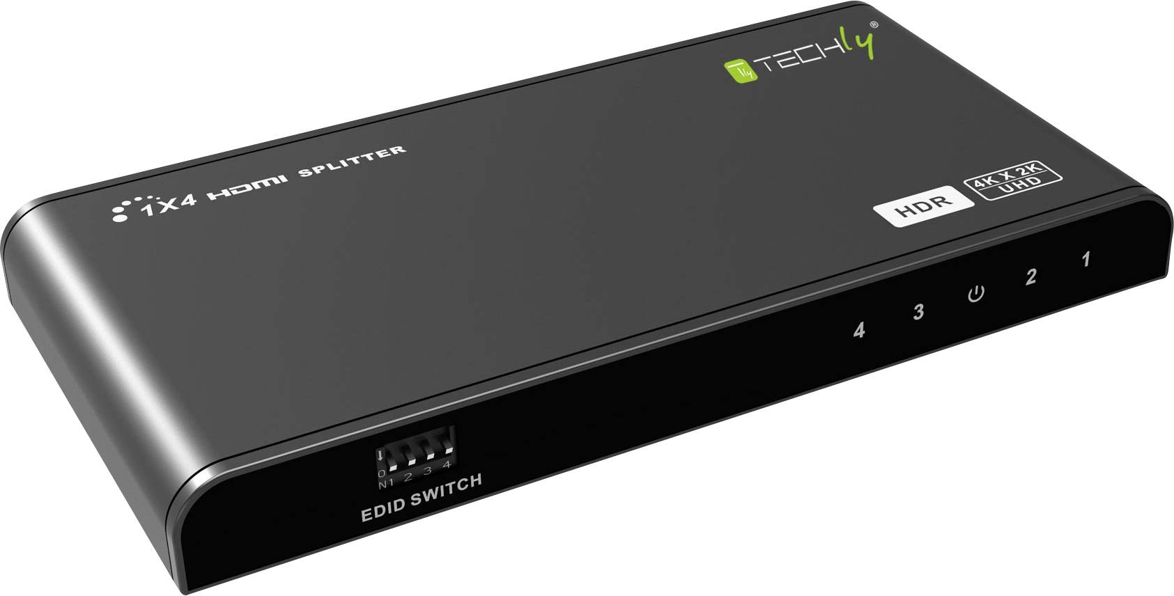 TECHly IDATA-HDMI2-4K4HDR HDMI-Splitter 3840 x 2160 pixel Svart
