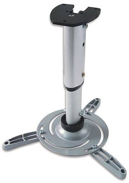 TECHly ICA-PM-102S Projektor-takfäste Tiltbar, Svängbar Golv-/ takavstånd (max.): 370 mm Silver