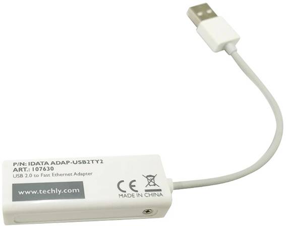 TECHly IDATA-ADAP-USB2TY2 Adapter USB 2.0, RJ45-1