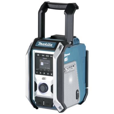 Byggarbetsradio Makita Baustellenradio DMR115 DAB, DAB+ Stänkvattenskyddad, Stötsäker Turkos, Svart, Silver