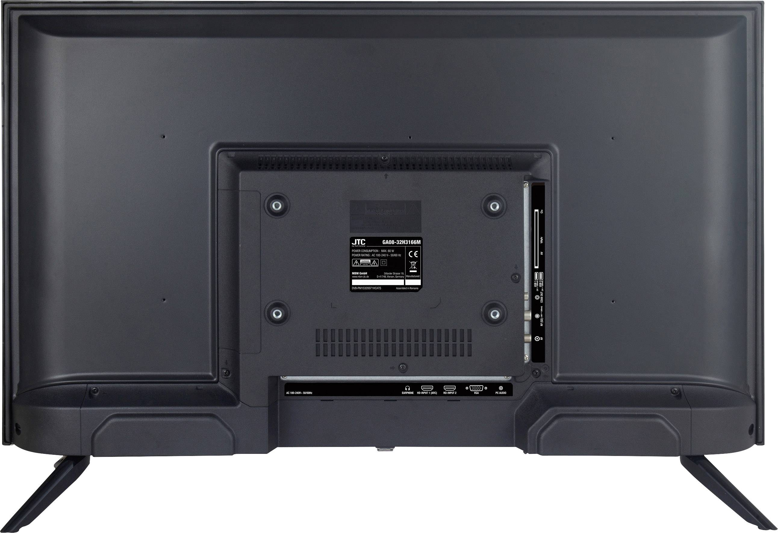 JTC 32H3166M LED-TV 80 cm 32 tum EEK F (A - G) DVB-T2, DVB-C, DVB-S, HD