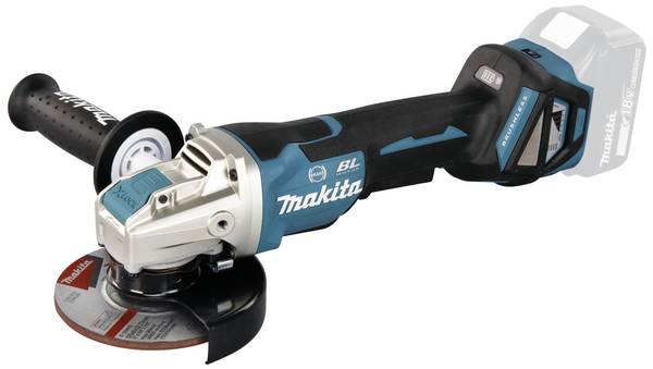 Makita DGA519Z DGA519Z Vinkelslip batteridriven  125 mm exkl. batteri/laddare, Utan laddare  18 V