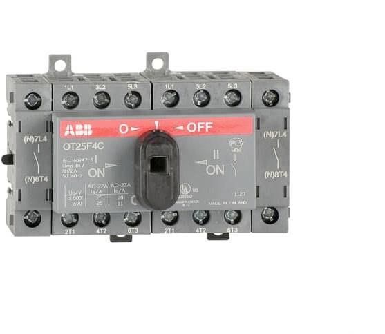 Svart 4-polig ABB 1SCA104877R1001