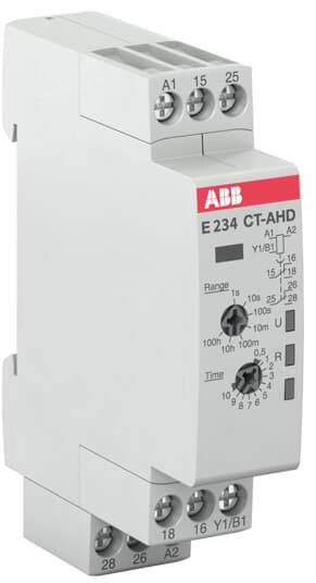 ABB 1SVR500110R0100 CT-AHD.22 Tidsrelä Multifunktionell 1 st Tidsdomän: 0.05 s - 100 h