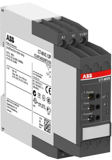 ABB 1SVR730020R3100 CT-MVS.12S Tidsrelä Multifunktionell 1 st Tidsdomän: 0.05 s - 300 h
