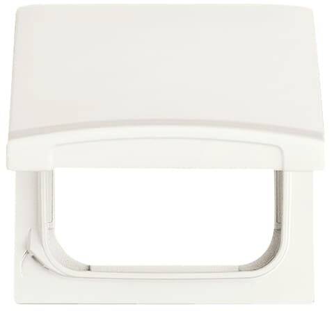 Busch-Jaeger Vippa/centrumplatta Allväder 44 (IP44) Pärlvit, Cremevit 2CKA001710A2272