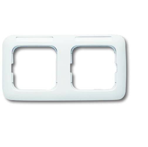 Busch-Jaeger 2x Täckram Ram Vit, Renvit (RAL 9010) 2CKA001754A2171