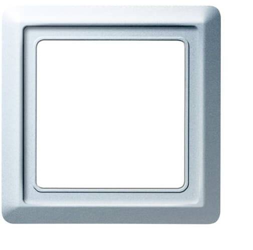 Busch-Jaeger 1x Täckram Ram Allväder 44 (IP44) Vitaluminium (RAL 9006), Aluminium 2CKA001730A0276