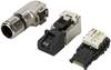 Digitus RJ45 Nätverk Adapter CAT 5, CAT 5e, CAT 6, CAT 6A [1x RJ45 hane - 1x RJ45 hane] Svart