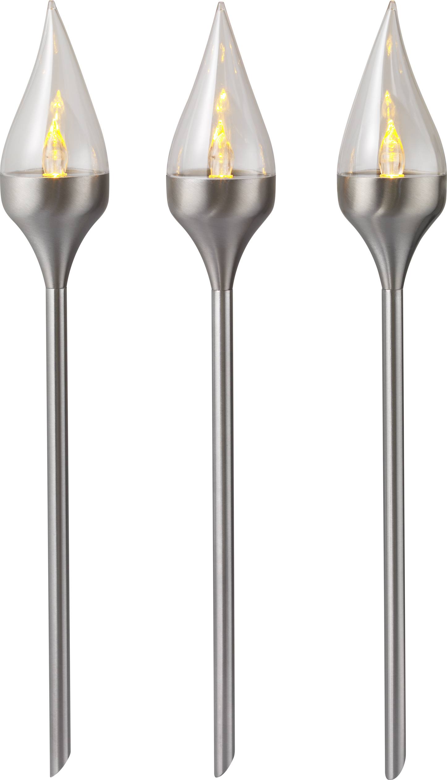 Sygonix SY-4677492 LED-Trädgårdsbelysning Set 3 st LED LED fast installerad 0.07 W Svart