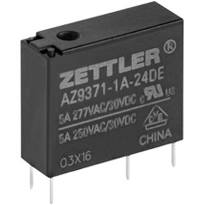 Zettler Electronics AZ9371-1A-12DE Zettler electronics Kretskort-relä 12 V/DC 5 1 NO 1 st 