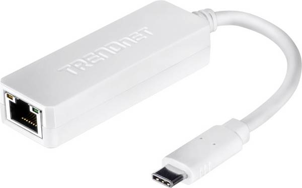 TrendNet TUC-ETG Nätverksadapter 10 / 100 / 1000 MBit/s RJ45, USB-C®