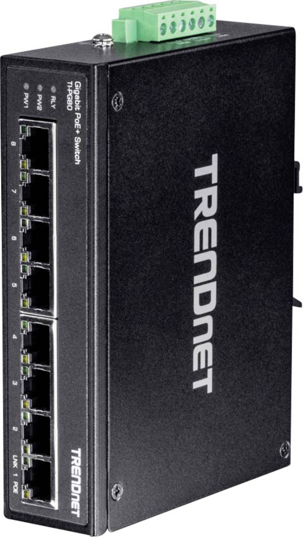 TrendNet TI-PG80 TI-PG80 Industrial Ethernet Switch  10 / 100 / 1000 MBit/s