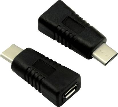 Value USB 2.0 Adapter [1x USB-C® hane - 1x USB 2.0 Micro-B hona]  0 mm OTG