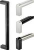 Rohde A3-25.300.S04 Rörhandtag Svart (L x B x H) 320 x 25 x 61 mm 1 st