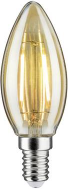 Paulmann 28524 LED-lamp  E14 Kronljusform 2 W = 16.2 W Guld (Ø x H) 35 mm x 97 mm  1 st