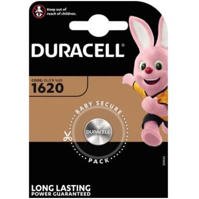 Duracell Knappcell CR 1620 3 V 1 st 75 mAh Litium DL1620