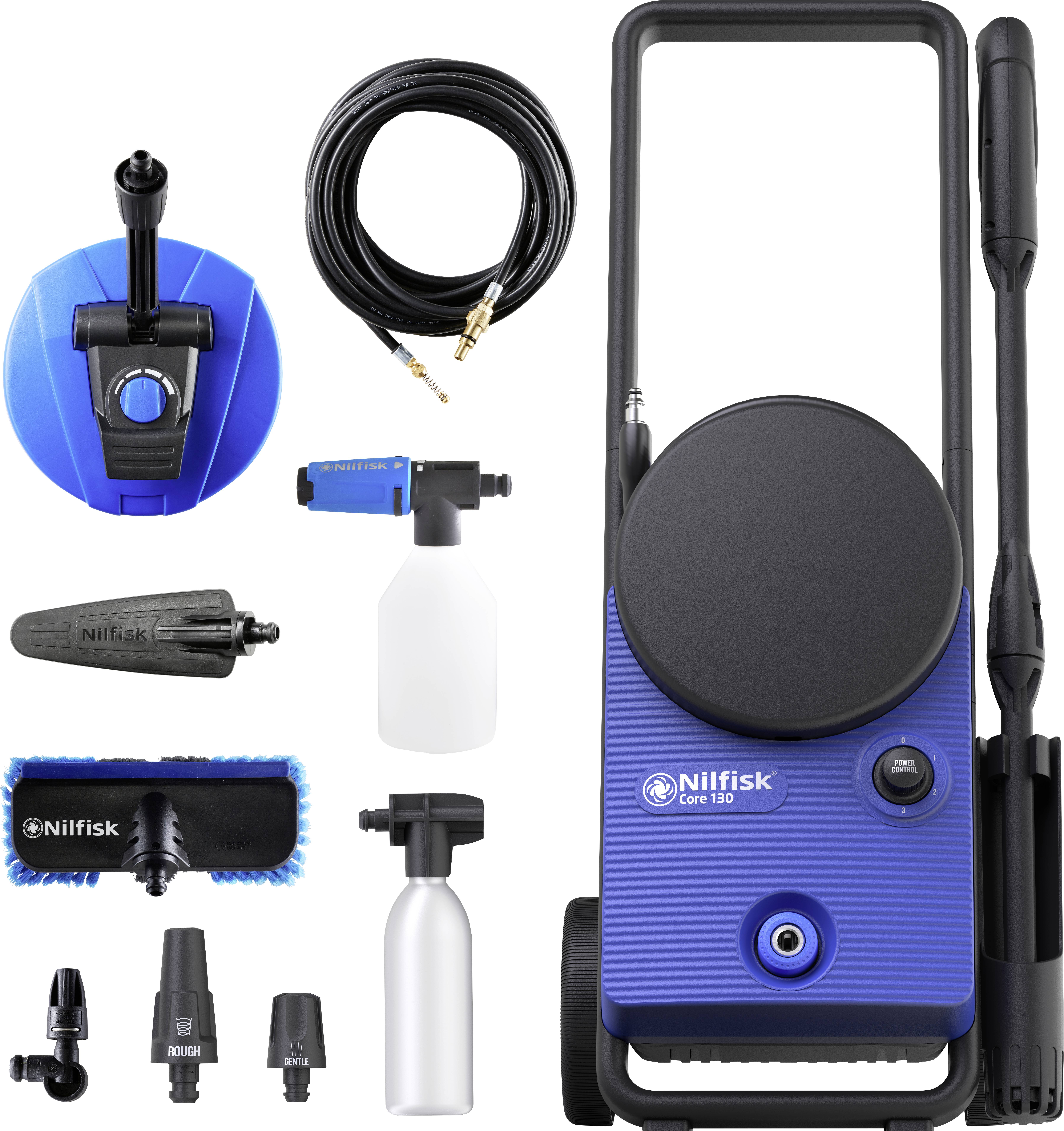 Nilfisk Core 130-6 PowerControl - Garden & Carwash EU Högtryckstvätt 130 bar Kallvatten
