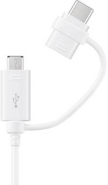 Samsung Mobiltelefon Kabel [1x USB - 1x Micro-USB, USB-C® hane] 1.50 m USB, Micro USB, USB-C®