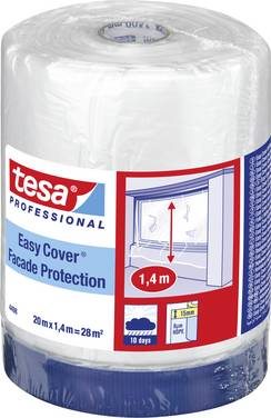 tesa  04498-00001-00 Täckfolie tesa Easy Cover®  Transparent (L x B) 20 m x 1.4 m 1 st