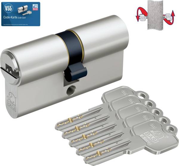 Basi VB5201-0510-0020 Profil-dubbelcylinder 35 / 40mm