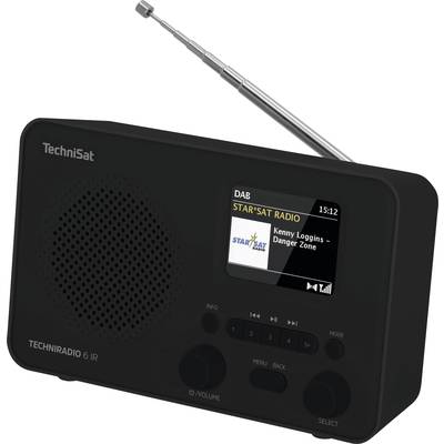 Internetradio med FM/Bluetooth, Svart