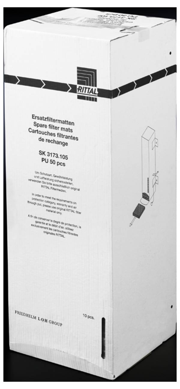 Rittal SK 3173.105 Ersättning filtermatta (B x H x D) 289 x 289 x 17 mm Piece 50 st