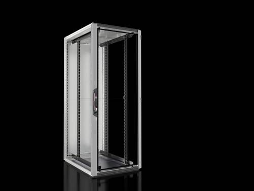 Rittal VX 5309.136 19" Nätverksrack (B x H x D) 800 x 2000 x 1000 mm 42 U Grå, Svart