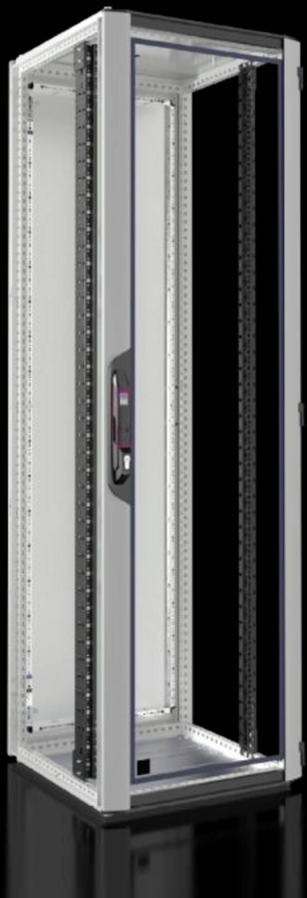 Rittal VX 5329.131 19" Nätverksrack (B x H x D) 600 x 2000 x 600 mm 42 U Grå, Svart