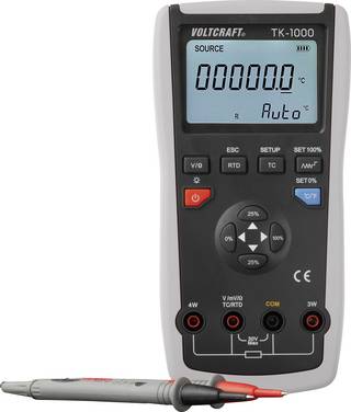 VOLTCRAFT TK-1000 Kalibrator  Temperatur, Spänning