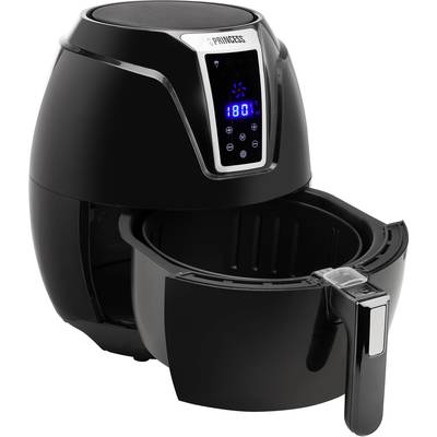 Princess 01.182021.01.001 Varmluftsfritös 1400 W med display, Non-stick-beläggning, Timerfunktion Svart