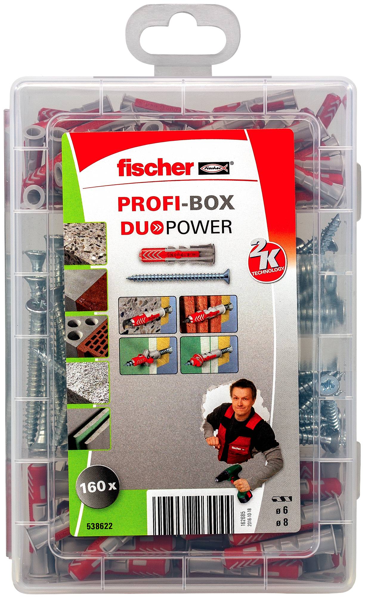 Fischer 538622 Profi-Box DUOPOWER Pluggsortiment 1 set-4