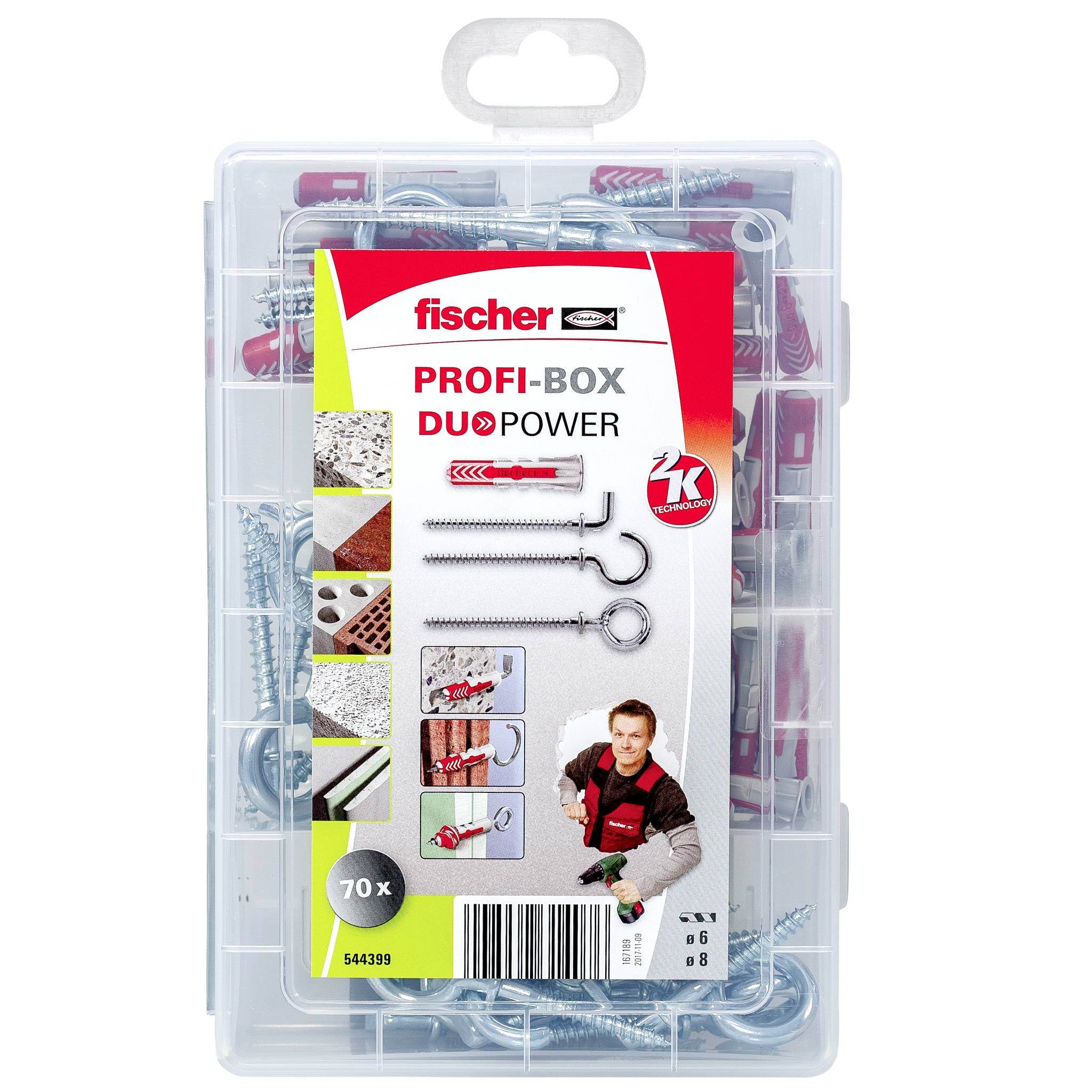 Fischer 544399 DUOPOWER + Haken Pluggsortiment 1 set-4