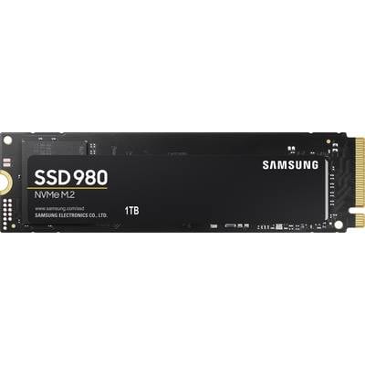 Samsung 980 1 TB Intern NVMe/PCIe M.2 SSD M.2NVMe PCLe 3.0 x4 Box MZ-V8V1T0BW