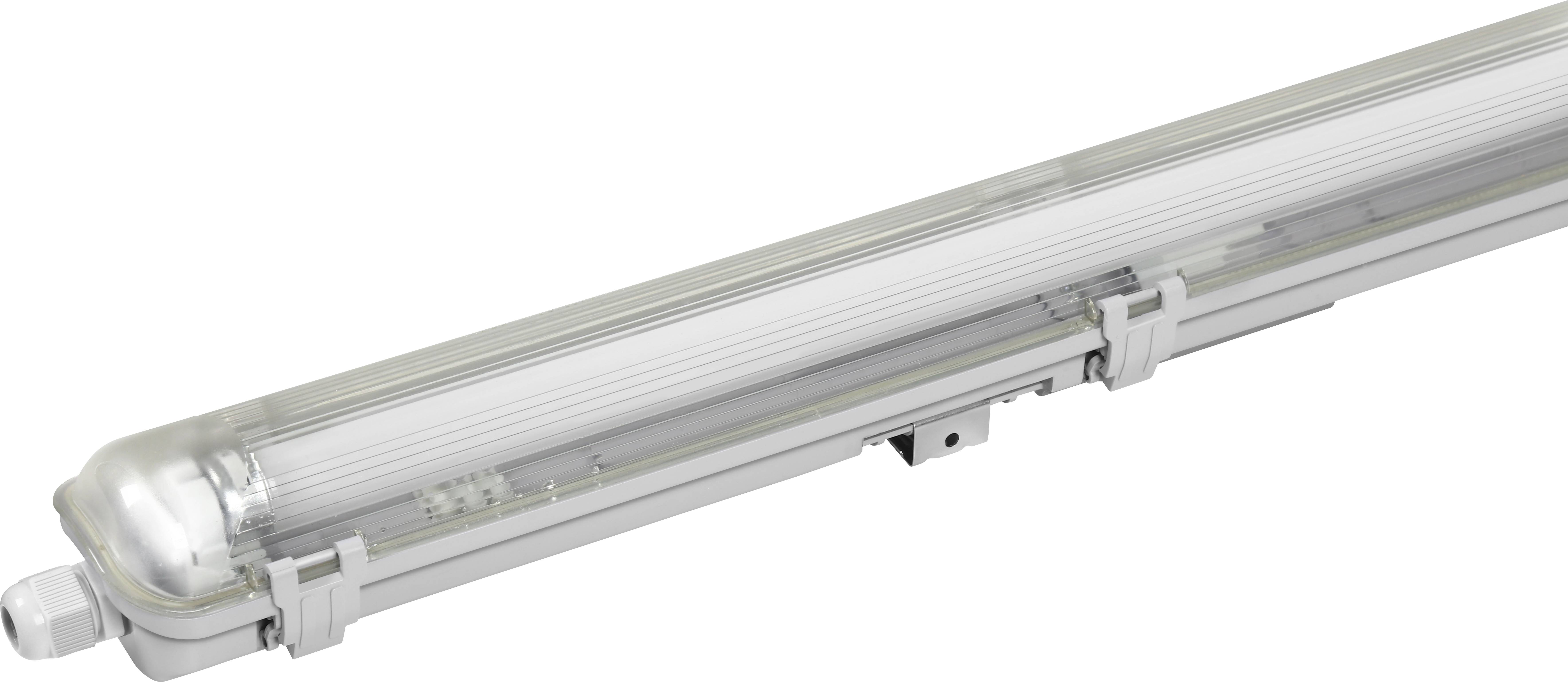Megatron Luto LED-våtrumsbelysning T8 / G13 18 W Neutralvit Grå
