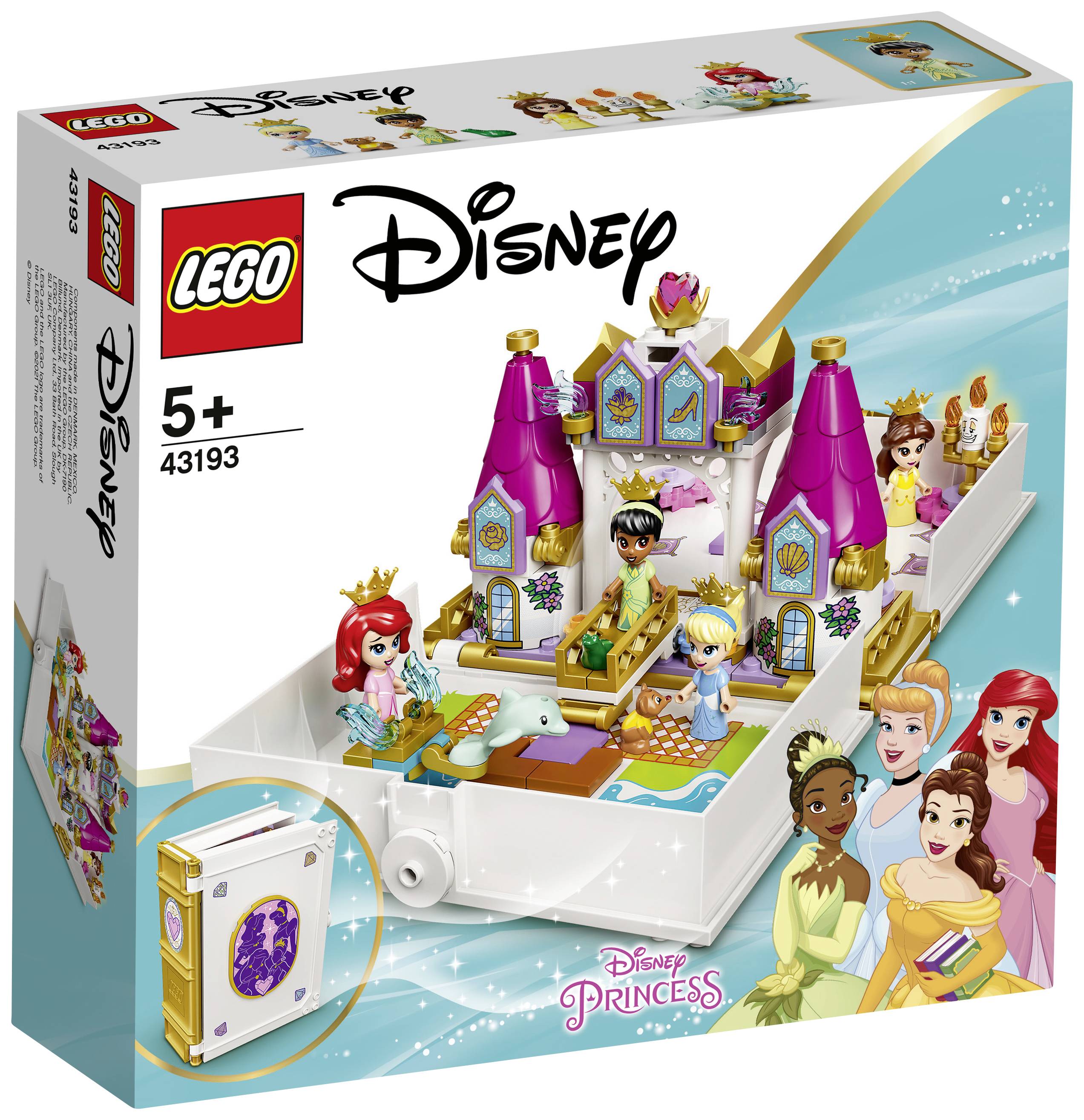 Lego Disney Sagobok Aventyr Med Arielle Belle Cinderella Och Tiana Conrad Se