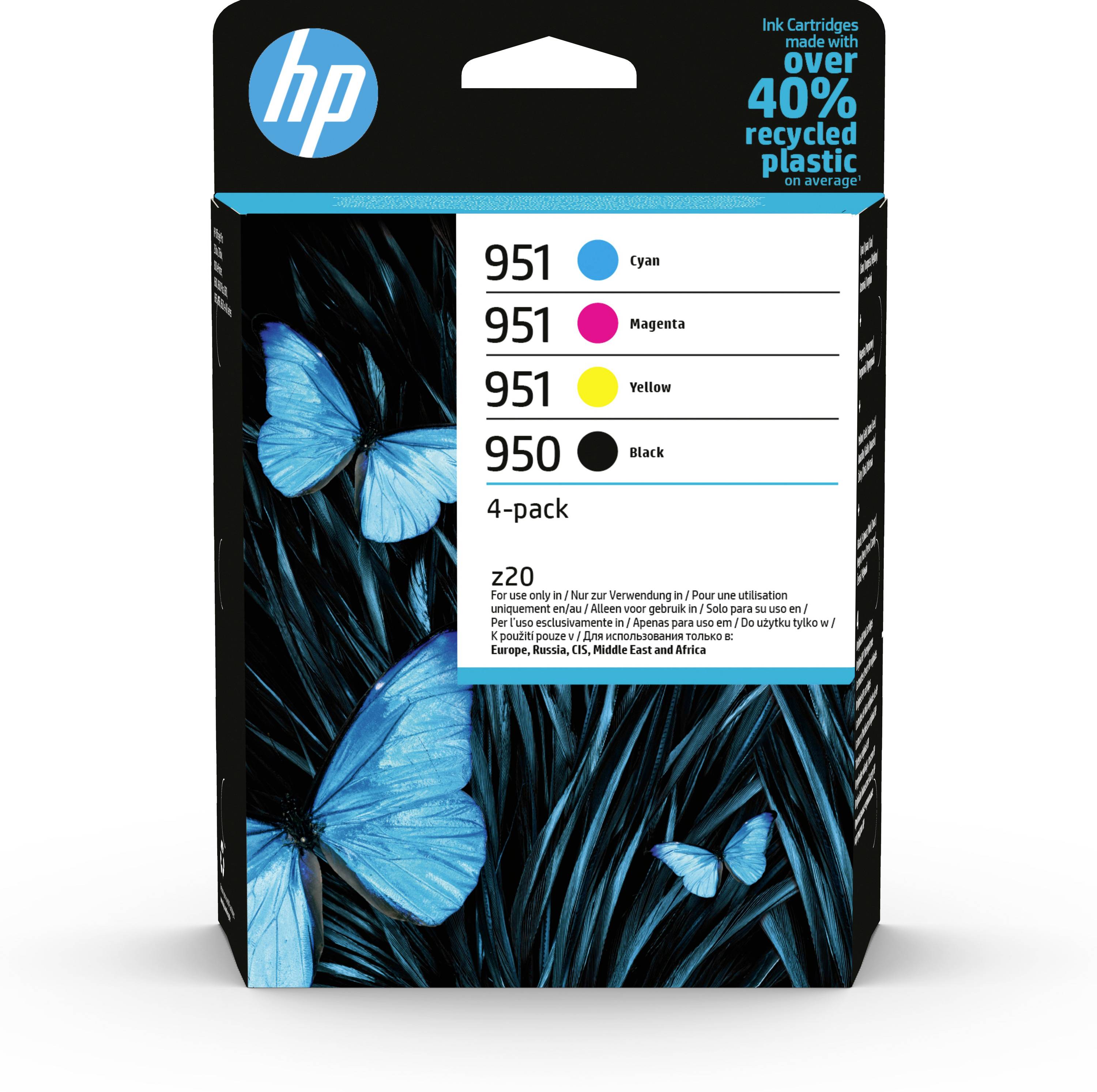 HP 950/951 Bläck 4-pack Original Färg 6ZC65AE Bläck