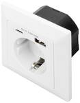 digitus säkerhetsuttag för infälld montering med 1 x USB Type-C™, 1 x USB