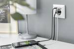 digitus säkerhetsuttag för infälld montering med 1 x USB Type-C™, 1 x USB