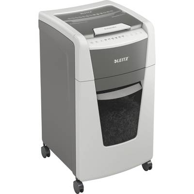 Leitz IQ Autofeed Office 300 P4 Dokumentförstörare 300 ark Partikelsnitt 4 x 30 mm P-4 60 l Strimlar också Gem, Häftklam