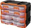 Alutec Sortimentlåda-set (L x B x H) 38 x 18 x 32 mm rörlig underavdelning Innehåll 6 delar