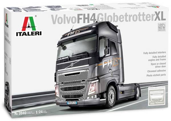 Italeri 3940 Volvo FH4 Globetrotter XL Lastbilsmodell byggsats 1:24