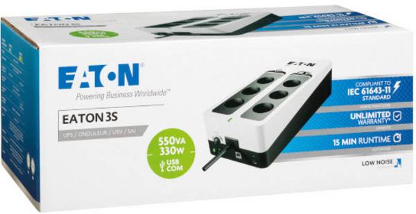 Eaton 3S550D UPS-anläggning 550 VA