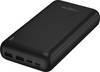 Ansmann PB212 Powerbank 30000 mAh Smart IC LiPo Micro USB, USB-C®, Lightning Svart Statusindikering